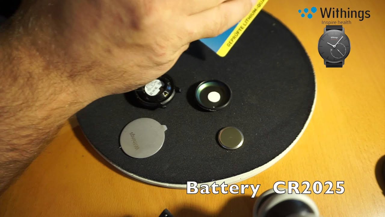 Withings Activité Pop - Replacing the battery