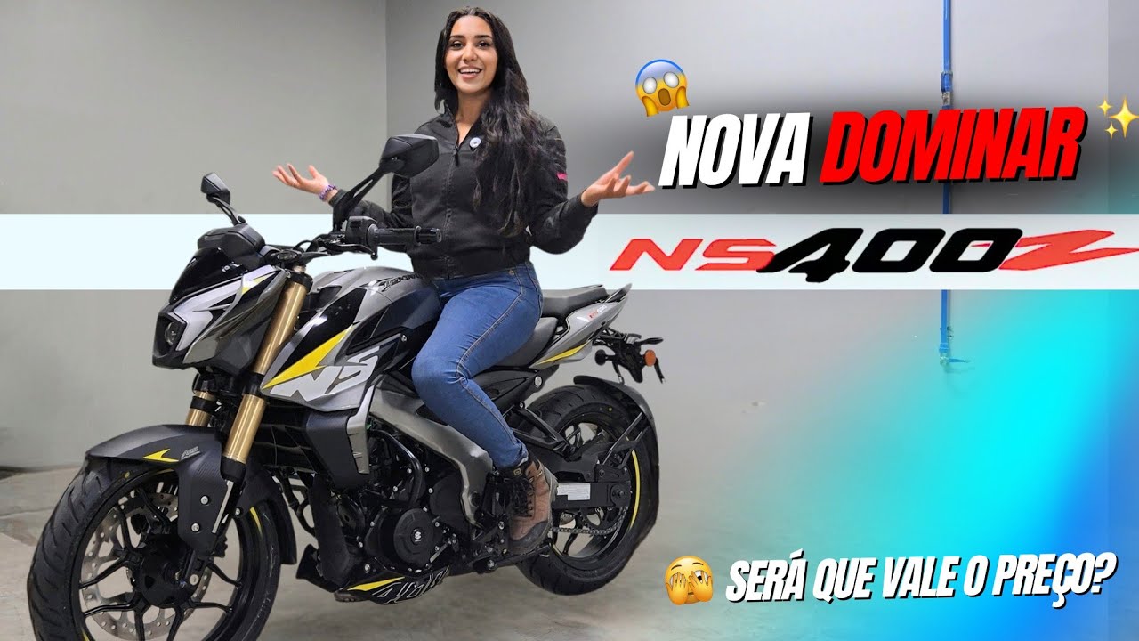 LANÇAMENTO - NOVA DOMINAR NS400Z DA BAJAJ EM DETALHES -  PREÇO E OPINIÃO !
