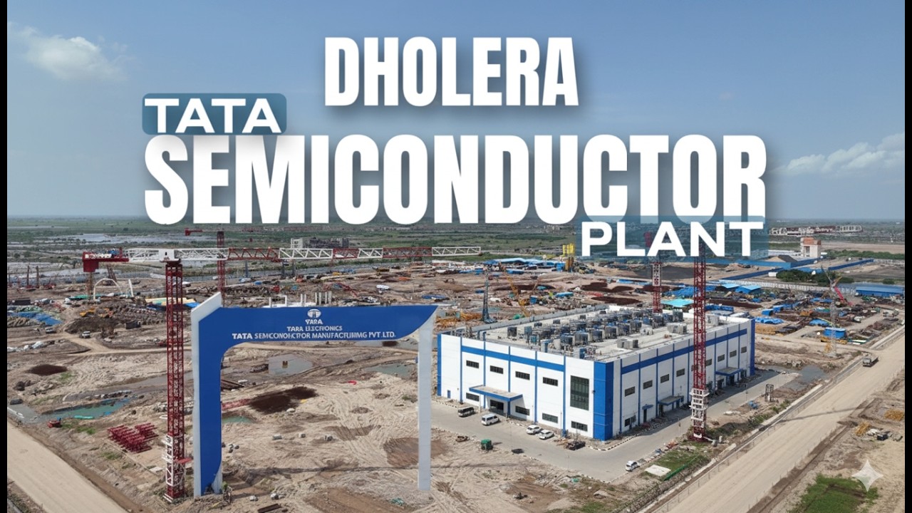 Dholera Tata Semiconductor Plant Ground Report 2025 | India's First Chip Progress| Smart City Update