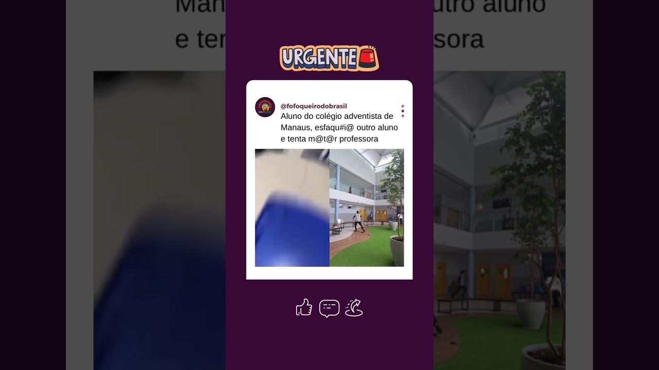 URGENTE!!! ATENTADO NA ESCOLA EM MANAUS #Shorts