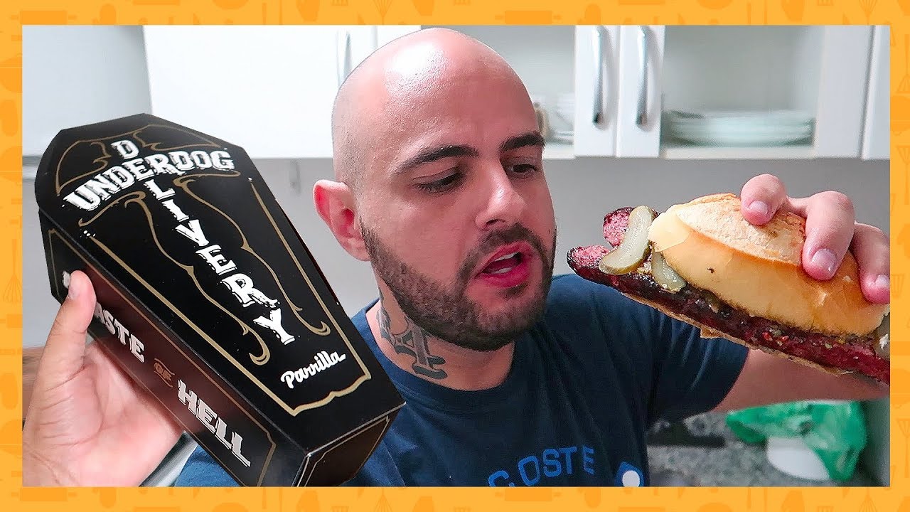 COMO É O BURGER E O CHORIPAN DO UNDERDOG | La Borratxeria | #ProvandoDelivery