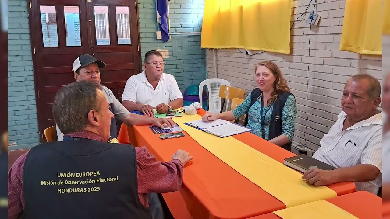 08 11 2025 EU EOM teams observe the pre-election atmosphere throughout Honduras [Int. production]