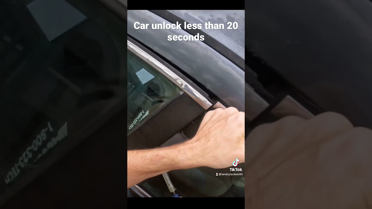 Разблокировка автомобиля за 10 секунд #слесарь #landrylocksmith #conroetx #быстро