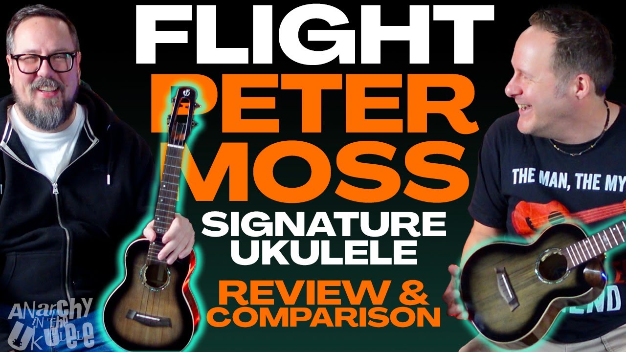Обзор укулеле Flight Peter Moss Signature | Сравнение концертной и теноровой гитар