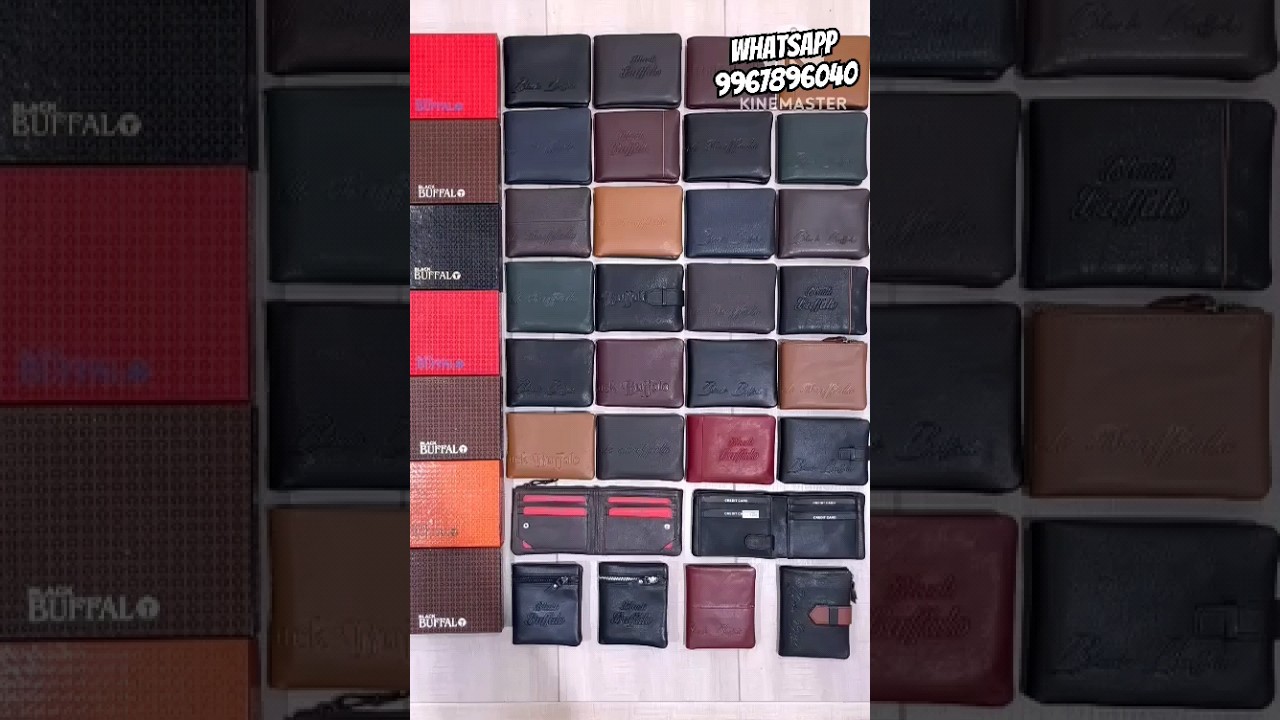 LEATHER WALLET FOR MEN | BEST WALLET GIFT FOR BOYS | DHARAVI LEATHER MARKET #wallet