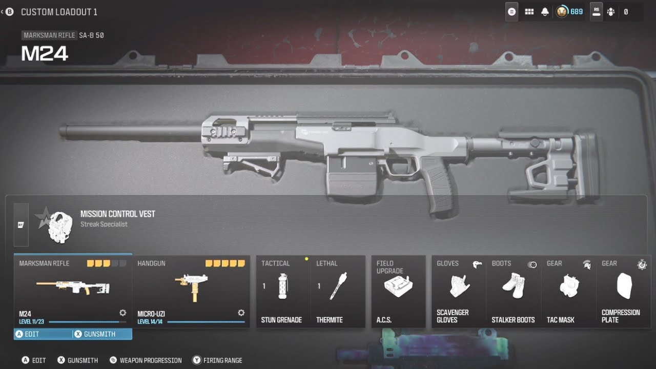 Leveling Up The SA-B 50 In MW3