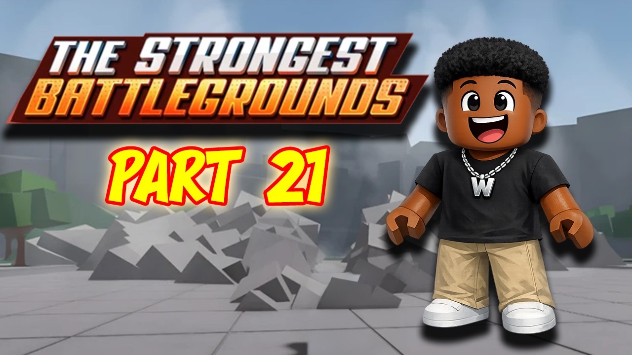 8 Year Old Kid Plays Roblox Strongest Battlegrounds (Part 21)