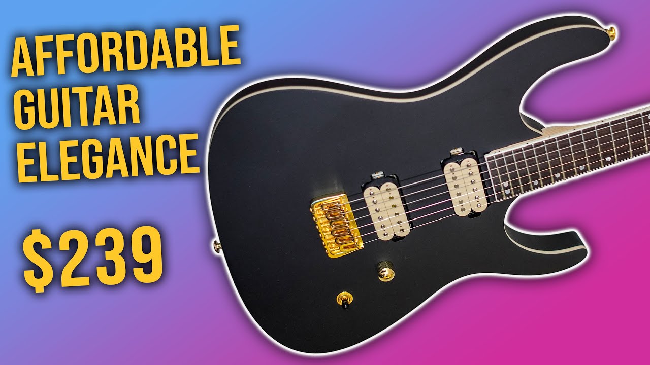 The Elegant Shredder's Guitar for $239 (Leo Jaymz Monsoon BLACK Version)