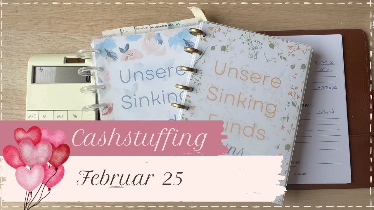 Cashstuffing Februar 26 - unser Familienbudget für 5 Personen