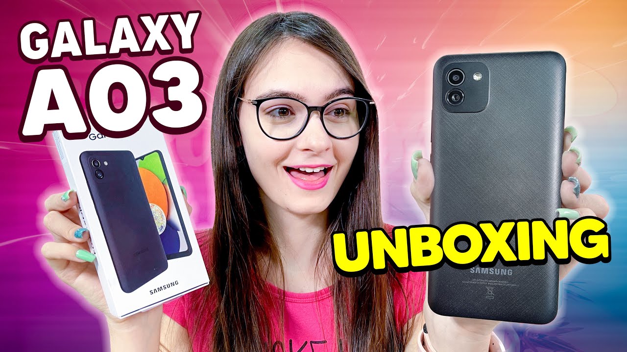 GALAXY A03 - O MELHOR BARATINHO do MOMENTO! UNBOXING E PRIMEIRAS IMPRESSÕES!