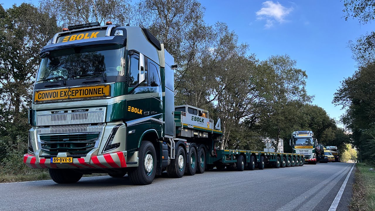 Uittocht Mack en speciaal transportdag 2024 Bolk Transport