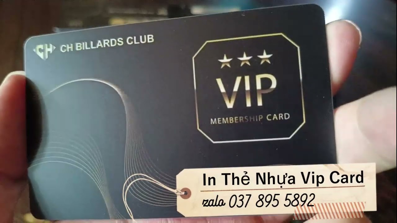 Thẻ Nhựa VIP &ndash; Đặc Quyền Đẳng Cấp Cho Kh&aacute;ch H&agrave;ng