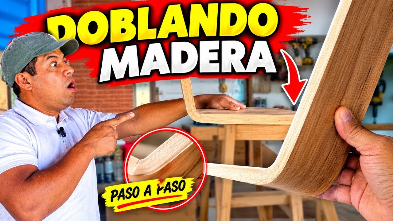 Increíble técnica para doblar madera fácilmente #elmueblemoderno