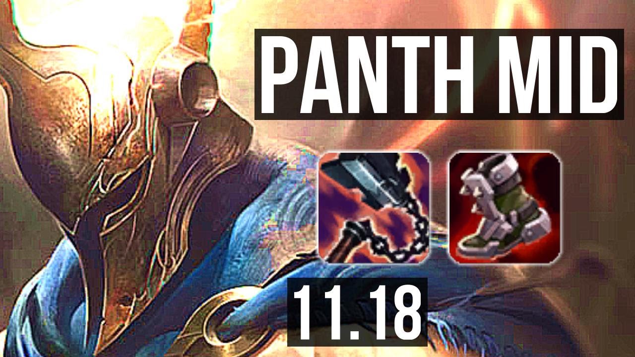 PANTHEON vs ZOE (MID) | Rank 3 Panth, 9/1/2, Legendary | TR Challenger | v11.18