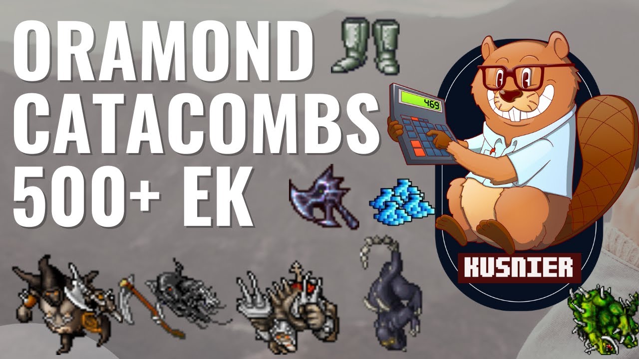 Oramond Catacombs | 4.4 kk/h raw | 500+ Knight | Tibia