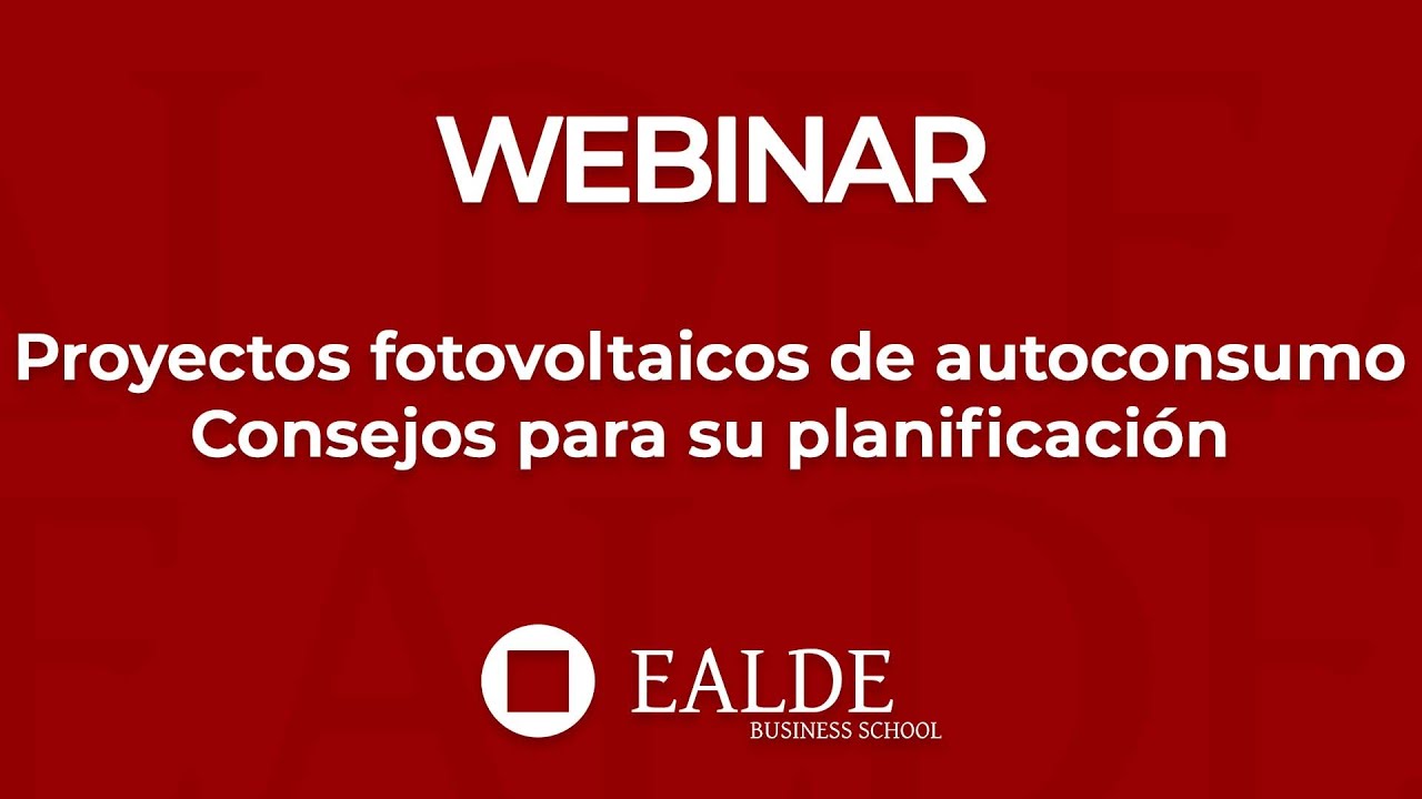 Proyectos fotovoltaicos de autoconsumo  Consejos para su planificación