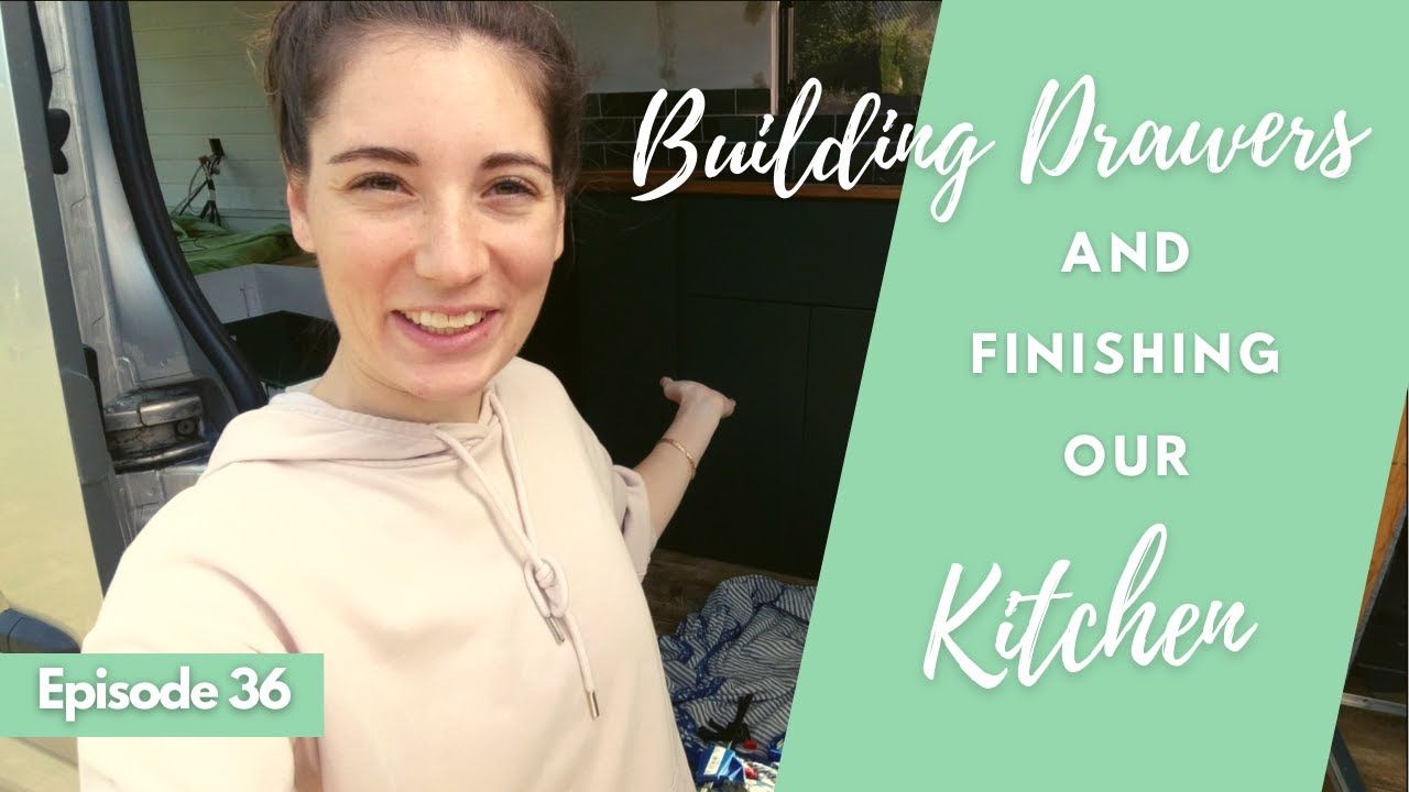 How to build Kitchen drawers when your Cabinets are not straight | VanConversion Ep. 36
