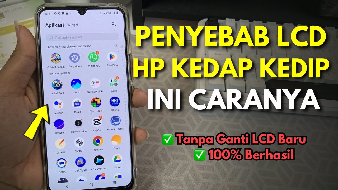 Penyebab LCD HP Kedap-Kedip & Cara Mengatasinya (Layar Berkedip Terbaru 2026)