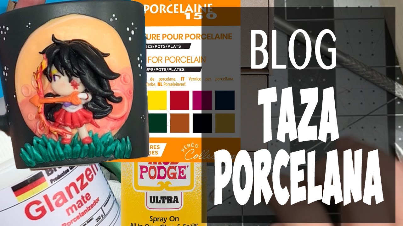 BLOG - Protegiendo y pintando las tazas de porcelana fria