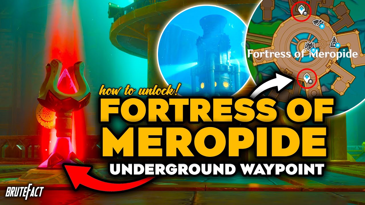 How to Unlock Underground Teleport Waypoints In Fortress of Meropide | Genshin Impact 4.1