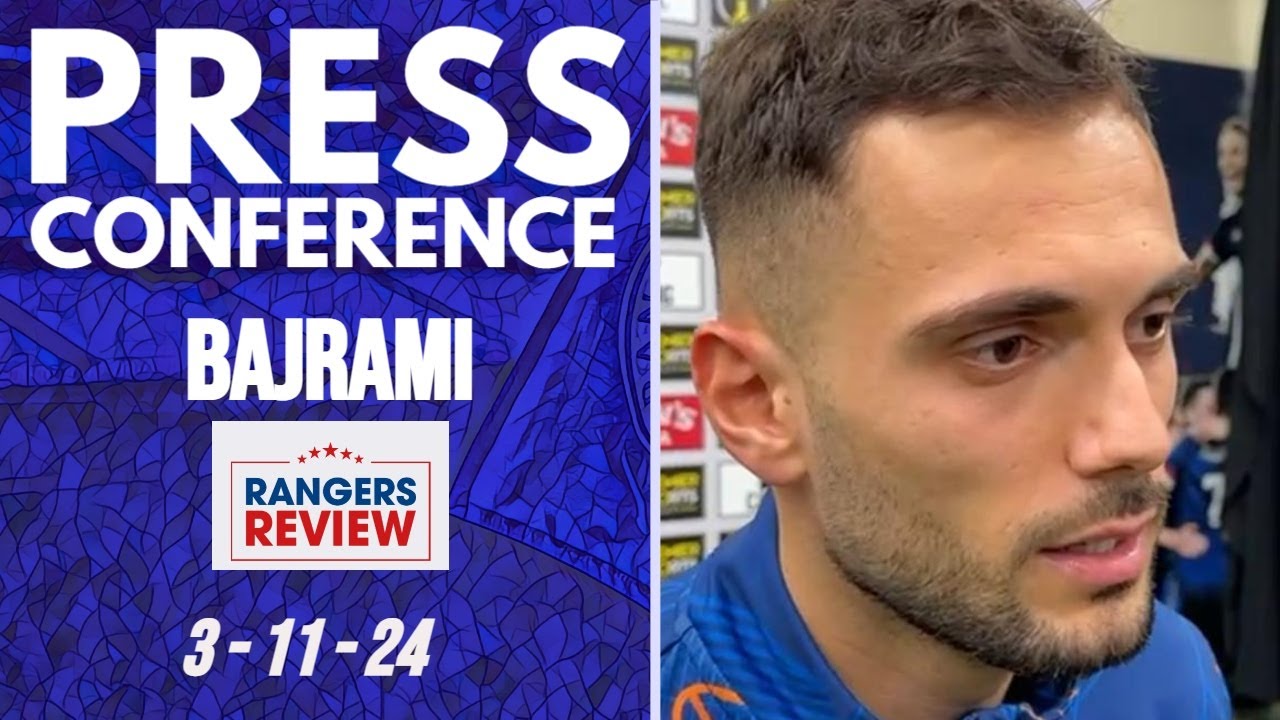 ‘We’re all behind the manager’ says Rangers’ Bajrami