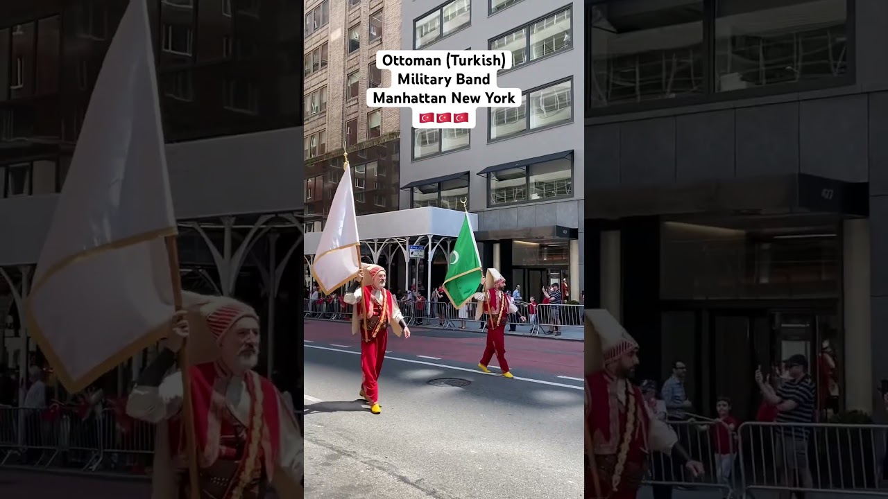 🇹🇷🇹🇷🇹🇷 Manhattan New York Turkish Day Parade with Mehter Turkish Military Band