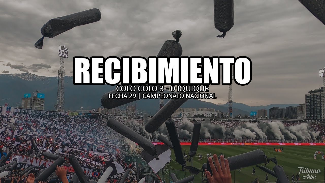 Recibimiento Colo Colo vs Iquique | Campeonato Nacional 2024 | Fecha 29 | Estadio Monumental