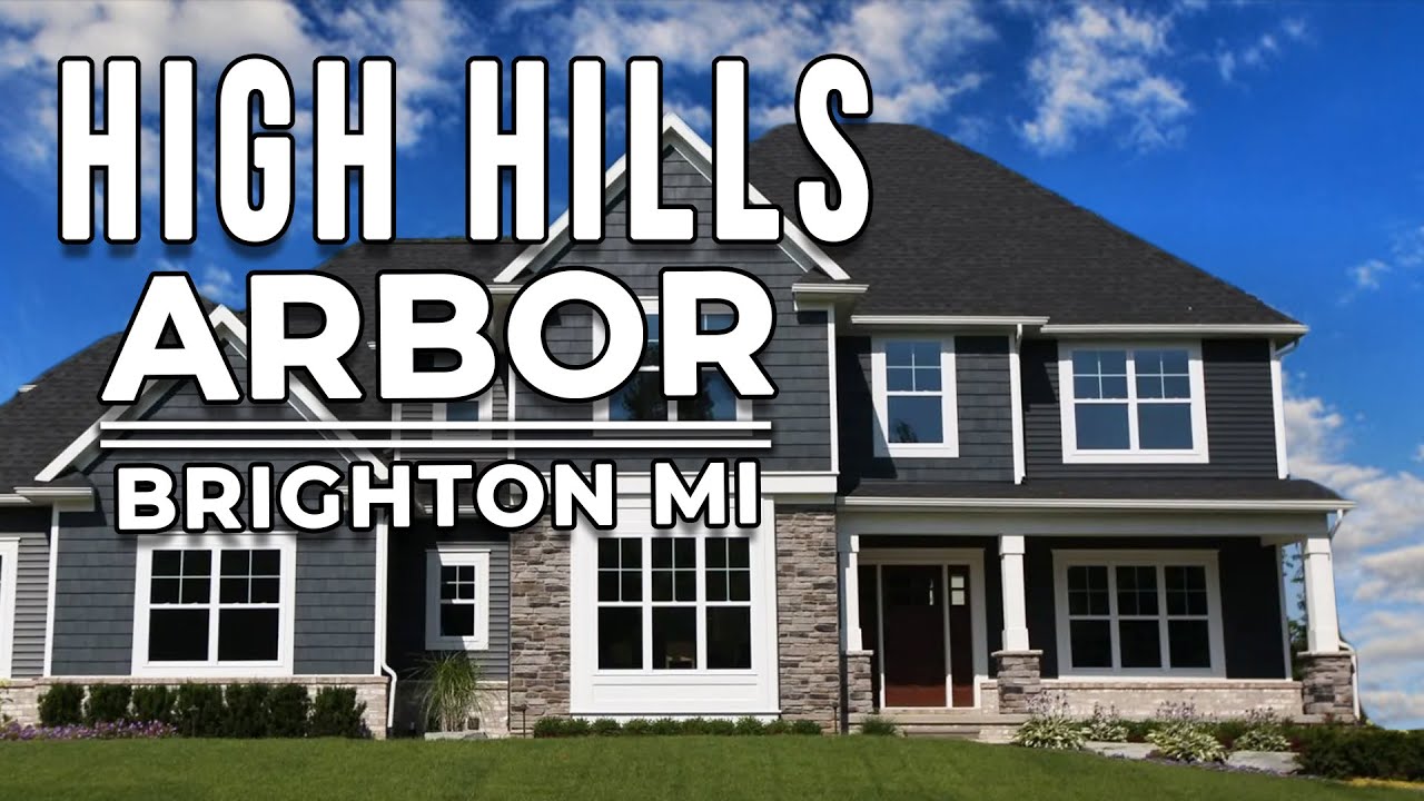 Brighton MI Luxury Homes [FULL TOUR] at High Hills Arbor Neighborhood | Living in Brighton Michigan