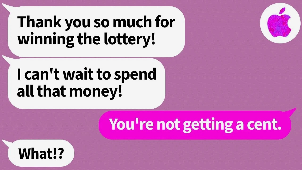 The day I won the lottery, I found out my fiancee was cheating on me