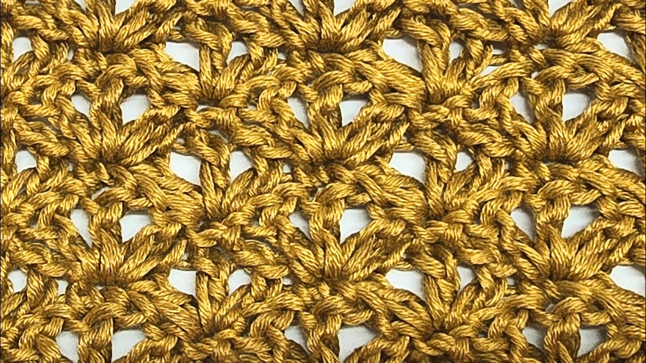 Super EASY Crochet Stitch For Blankets And Scarfs - Mat Stitch Tutorial