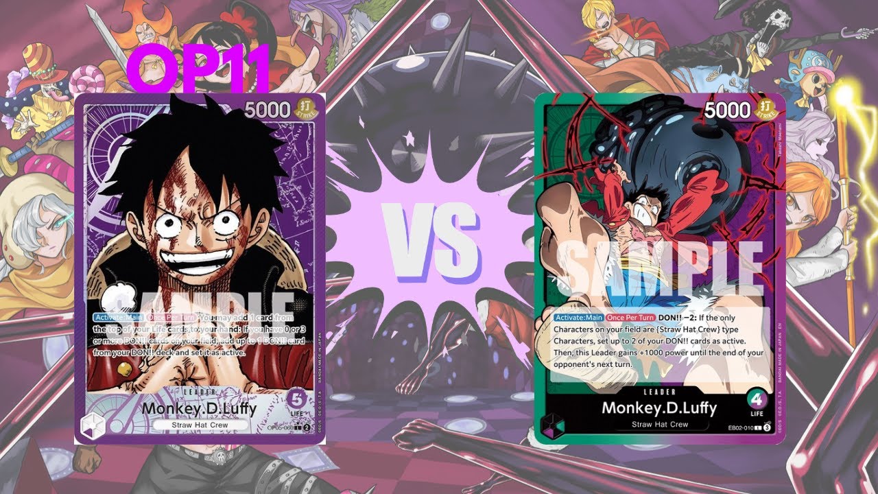 [OP11] Round Three! One Piece TCG: Purple Luffy vs GP Luffy