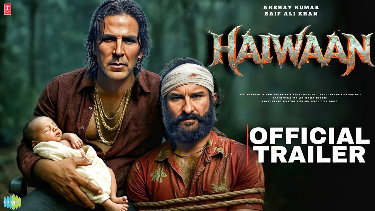Haiwaan - Official Trailer | Akshay Kumar | Saif Ali Khan | Priyadarshan | Concept Trailer 
