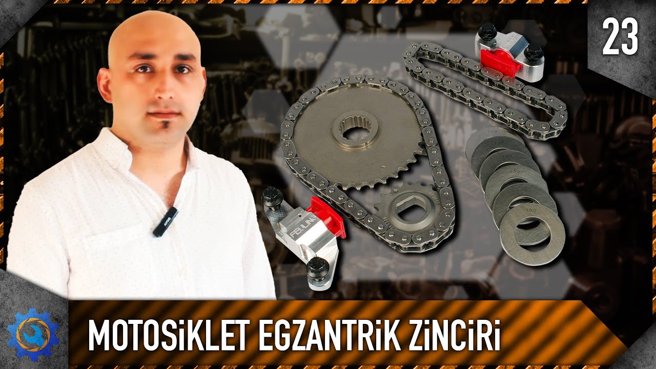 Eksantrik Zinciri - Mili - Kayışı | Motosiklet Parçaları ve Çalışma Prensipleri | 023