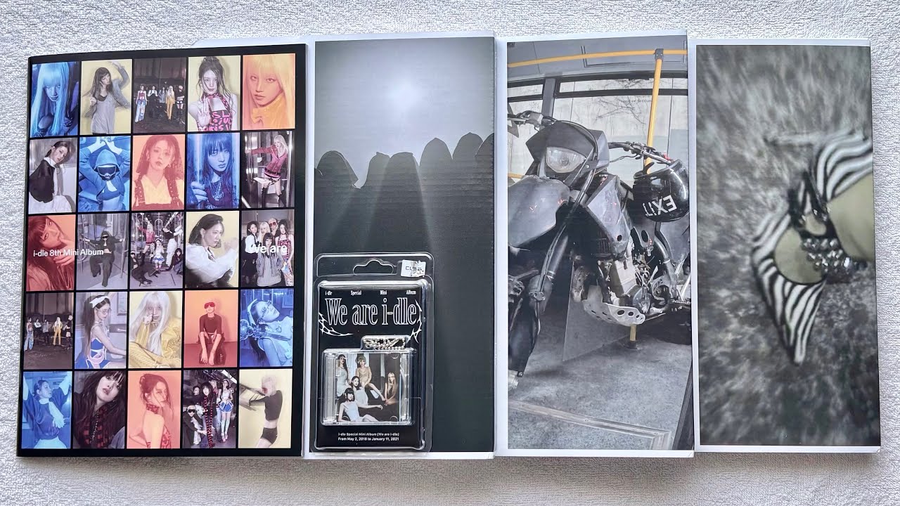 Распаковка альбома i-dle / Unboxing album i-dle We are (Set & Pocaalbum ver.) 
