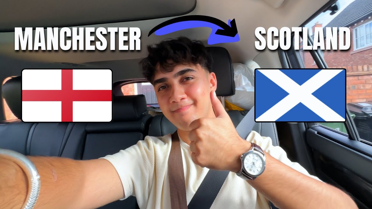Manchester to Scotland Road Trip 🚗 | Stunning UK Nature & Student Travel Vlog