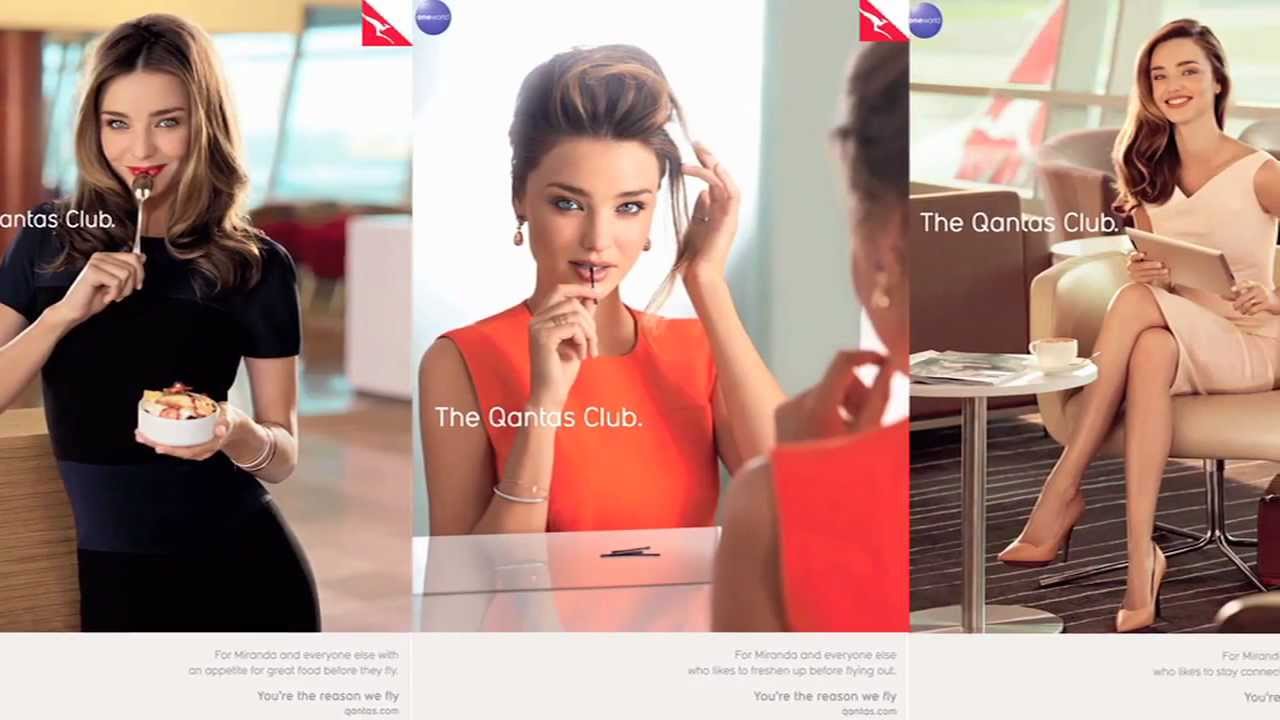 Behind the scenes with Miranda Kerr - Qantas Club photo shoot