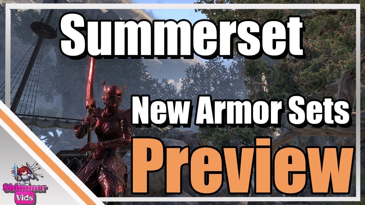 ESO: New Summerset Armor / Item Sets!