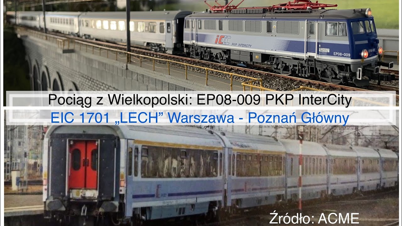 Pociąg z Wielkopolski w skali 