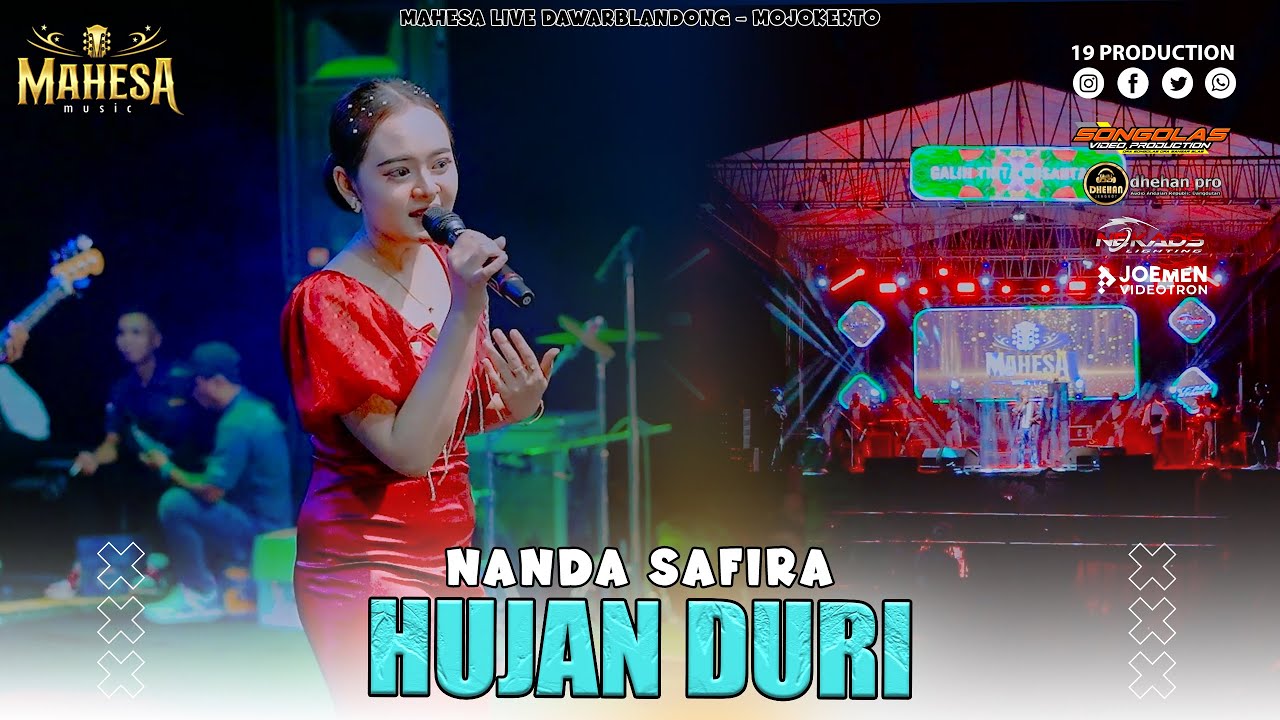 Nanda Safira - Hujan Duri I Mahesa music live Dawarblandong - Mojokerto