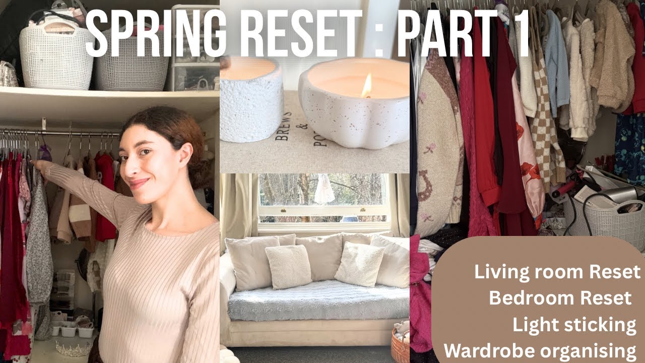 SPRING RESET ROUTINE 🌸 cleaning, decluttering & resetting my life for a fresh start