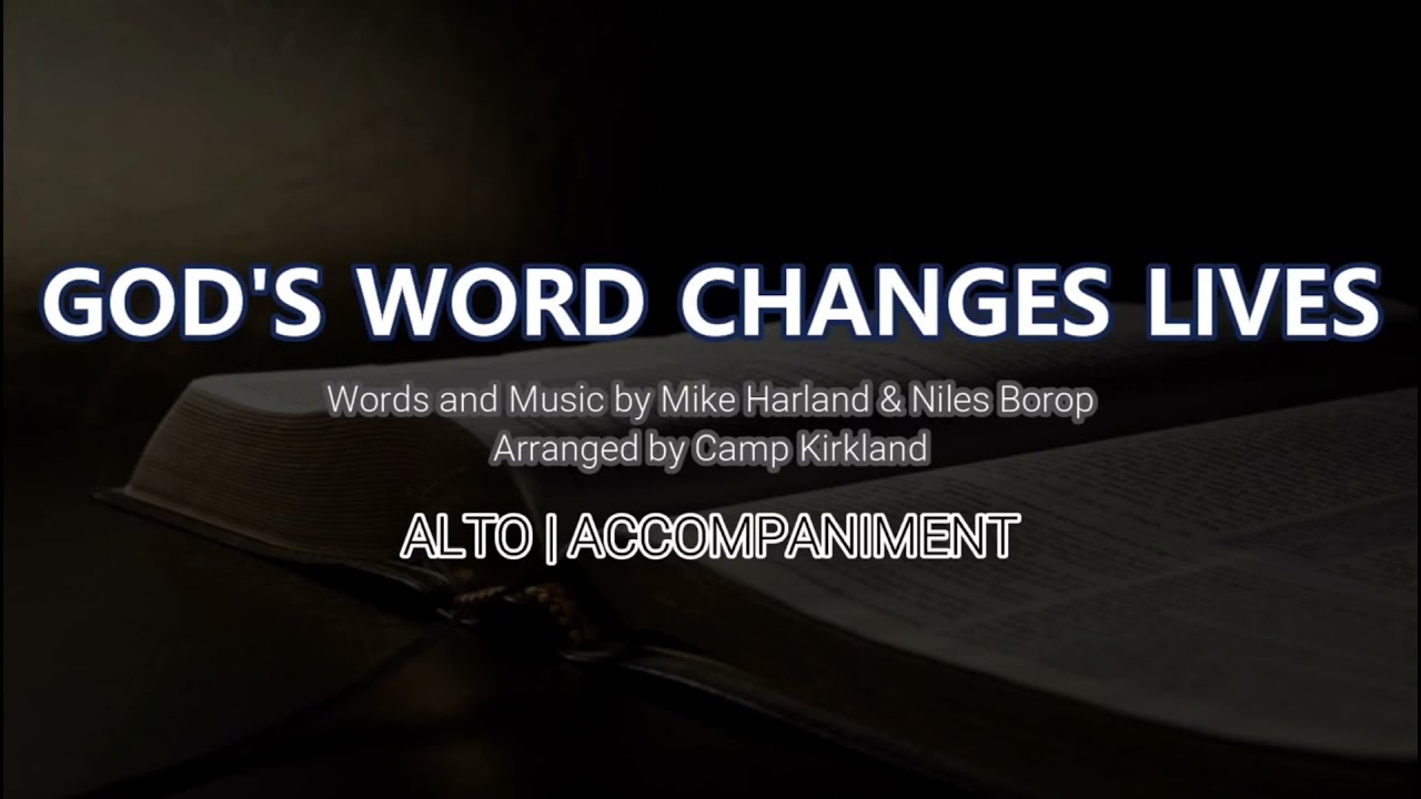 God's Word Changes Lives | Alto Vocal Guide by Sis. Jewess Tobias
