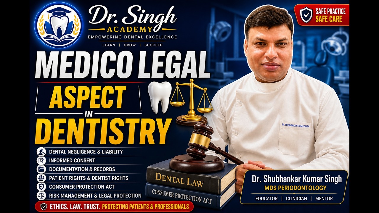 Medico Legal Aspects in Dentistry | Complete Guide for Dentists in India (2026)