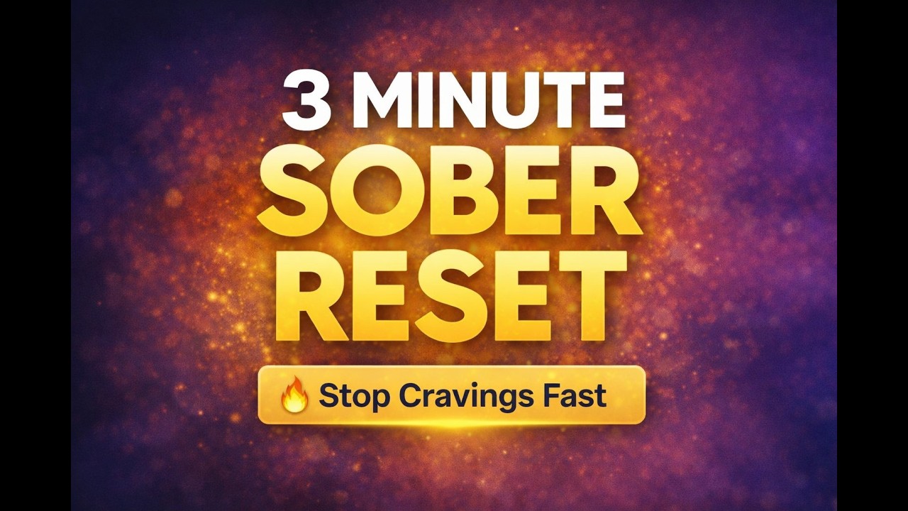 3 Minute Sobriety Reset 🔥 Powerful Recovery Affirmations to Stop Cravings Fast