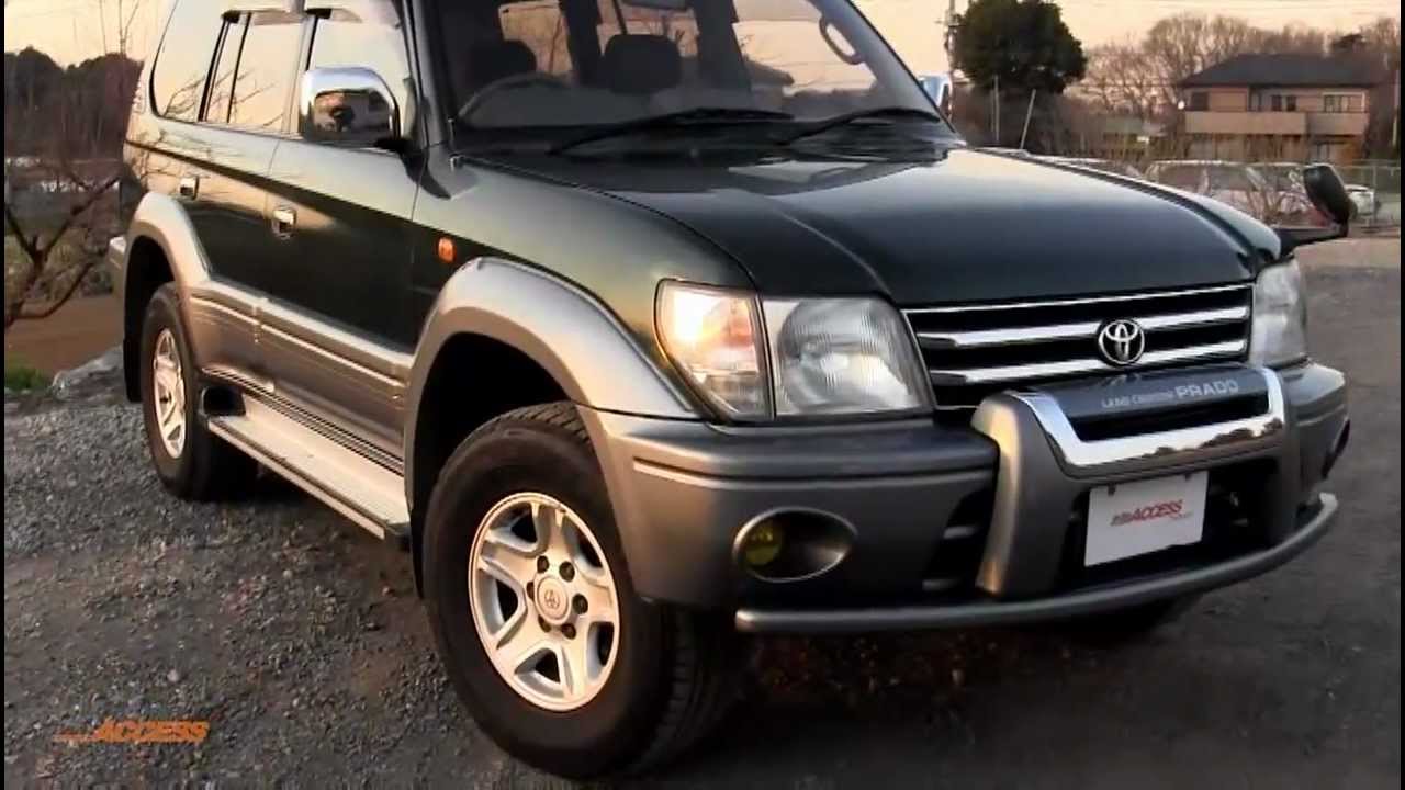 1999 Toyota Land Cruiser Prado 72K - for sale direct from Japan