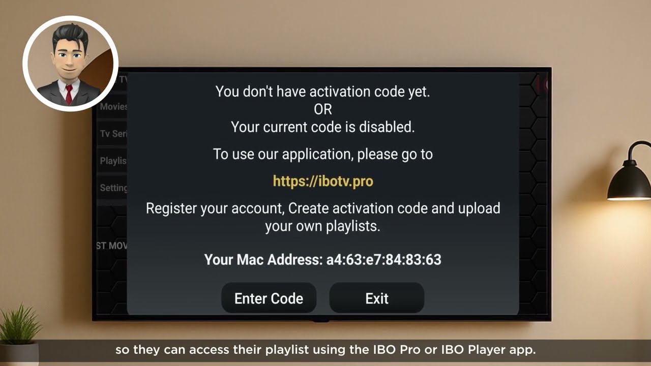 IBO Pro - What is the Activation Code on the Ibosol Panel?