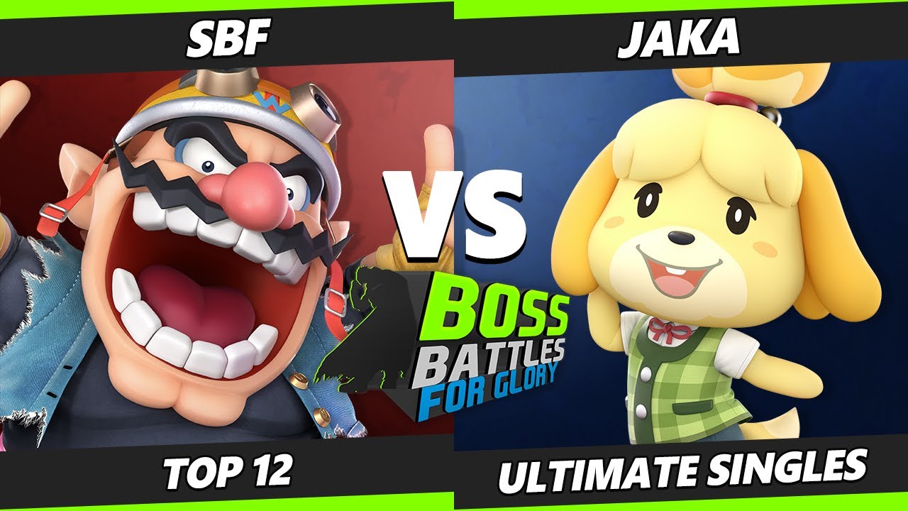 BOSS BATTLES: FG Top 12 - SBF (Wario) Vs. Jaka (Isabelle) SSBU Ultimate Tournament