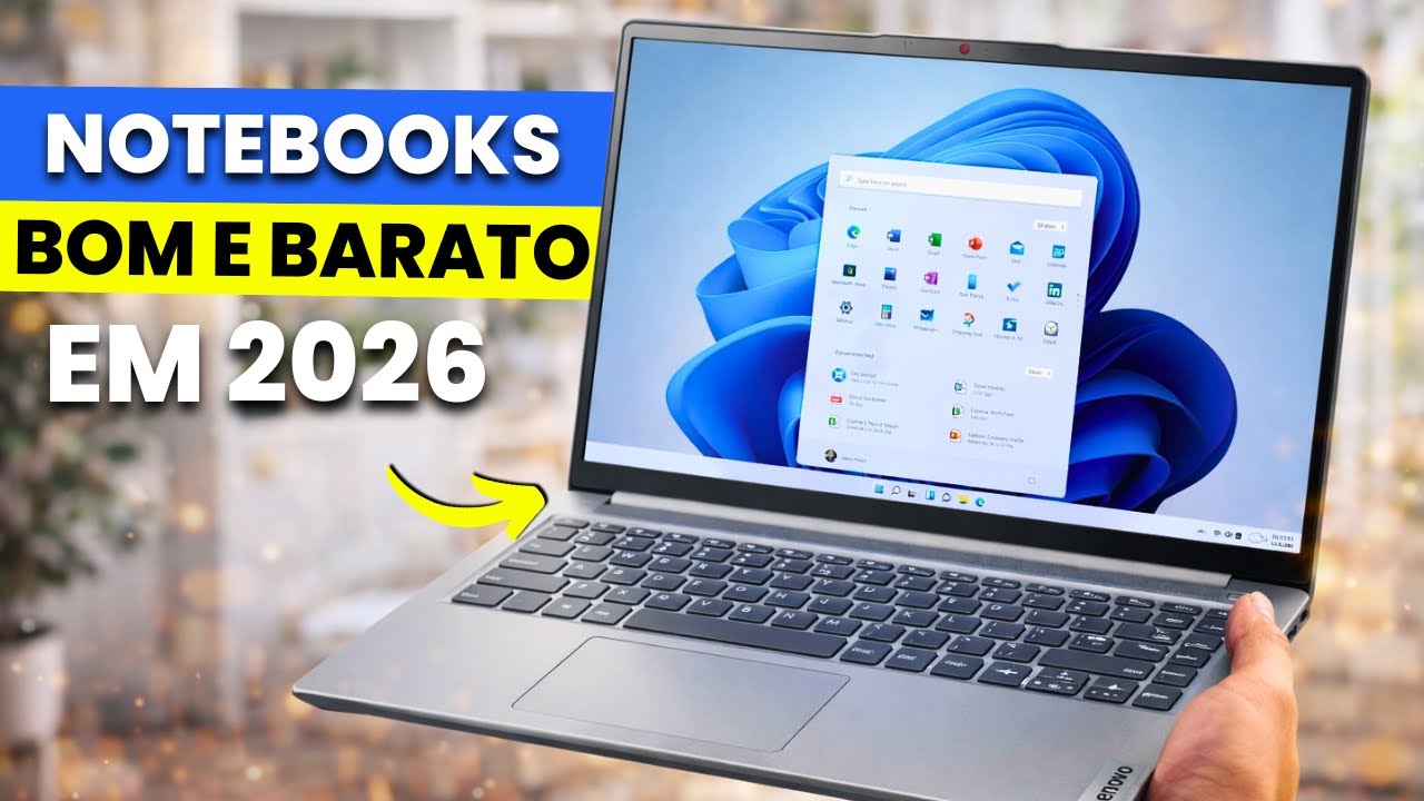 7 NOTEBOOK BOM e BARATO PARA COMPRAR EM 2026