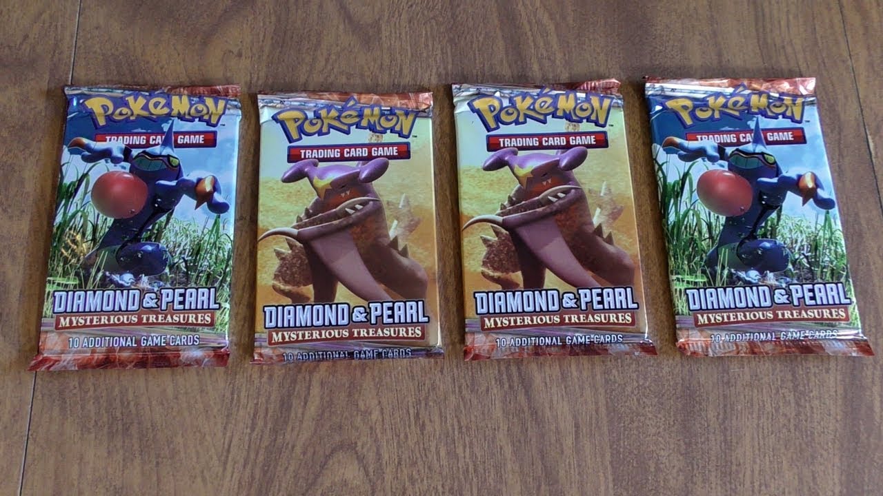 4 Mysterious Treasures Booster Pack Opening