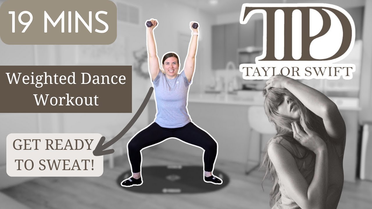 Taylor Swift Workout to THE TORTURED POETS DEPARTMENT | Weighted Dance Workout | Beginner Friendly