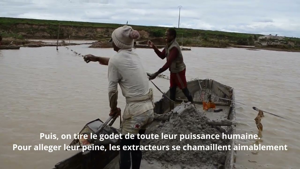 extraction de sable